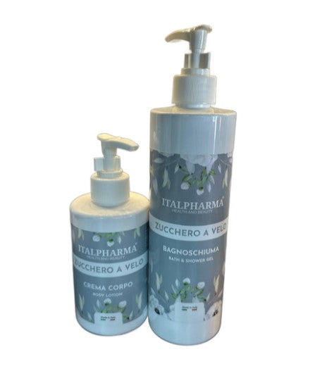 Set Bagnoschiuma e Crema Corpo Zucchero a velo