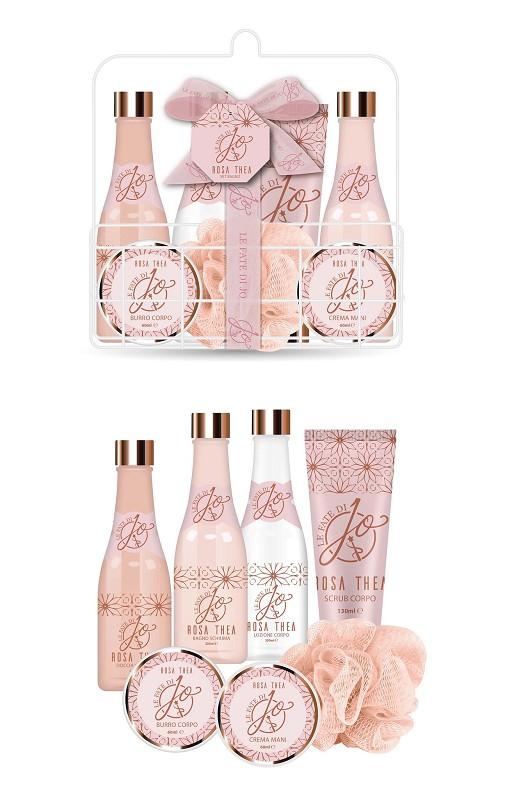 LE FATE DI JO COFFRET ROSA THEA B/SC+S/G+B/L+SCRUB+CR MANI+B/CORP+SPUG