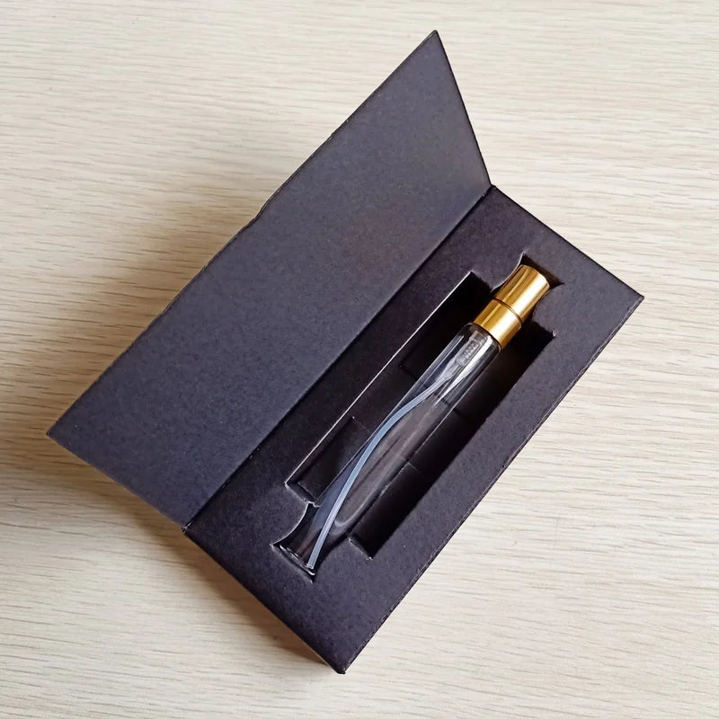 50 pezzi/lotto – Bottiglie per profumo da 10 ml con scatole in carta, flaconi spray atomizzatori vuoti in vetro per profumo