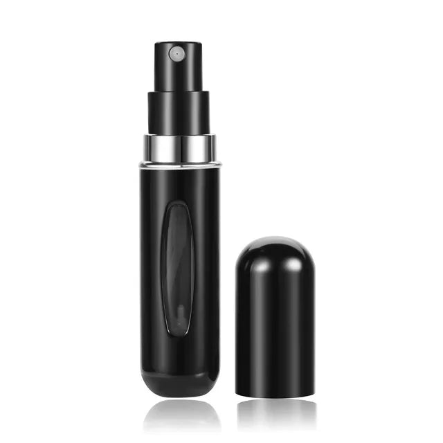 Set di Flaconi Spray per Profumo Ricaricabili 5 ml / 10 ml – Mini Bottiglie Portatili con Pompa a Riempimento Inferiore – Contenitori Cosmetici Vuoti