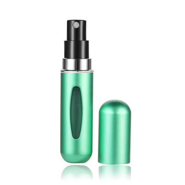 Set di Flaconi Spray per Profumo Ricaricabili 5 ml / 10 ml – Mini Bottiglie Portatili con Pompa a Riempimento Inferiore – Contenitori Cosmetici Vuoti