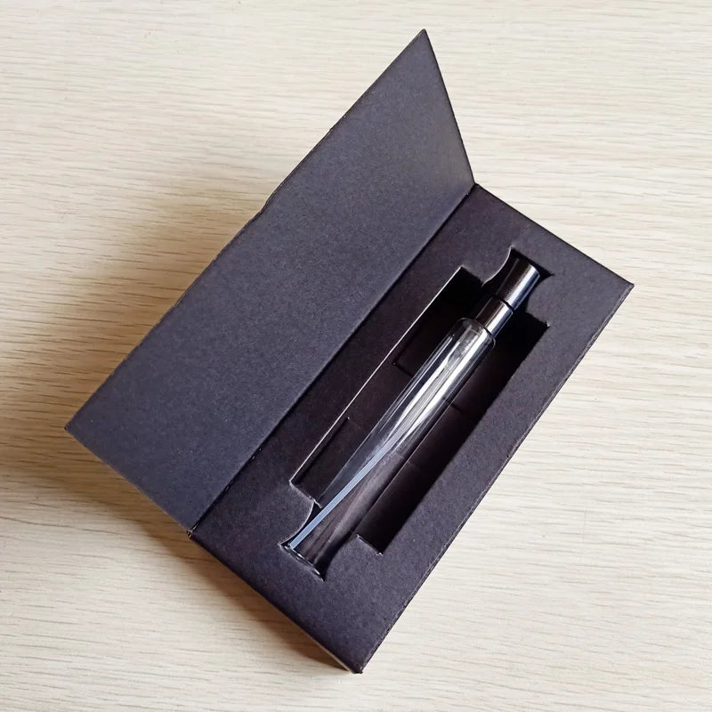 50 pezzi/lotto – Bottiglie per profumo da 10 ml con scatole in carta, flaconi spray atomizzatori vuoti in vetro per profumo